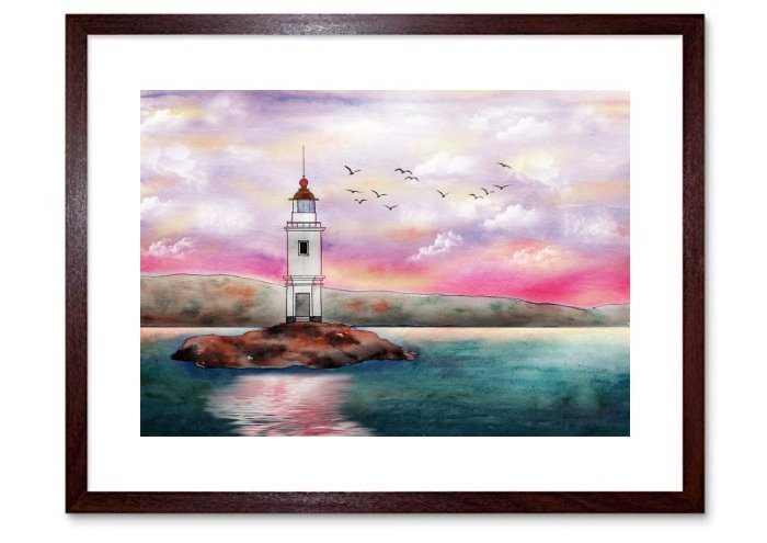 Coastal LighthouseFramed Print